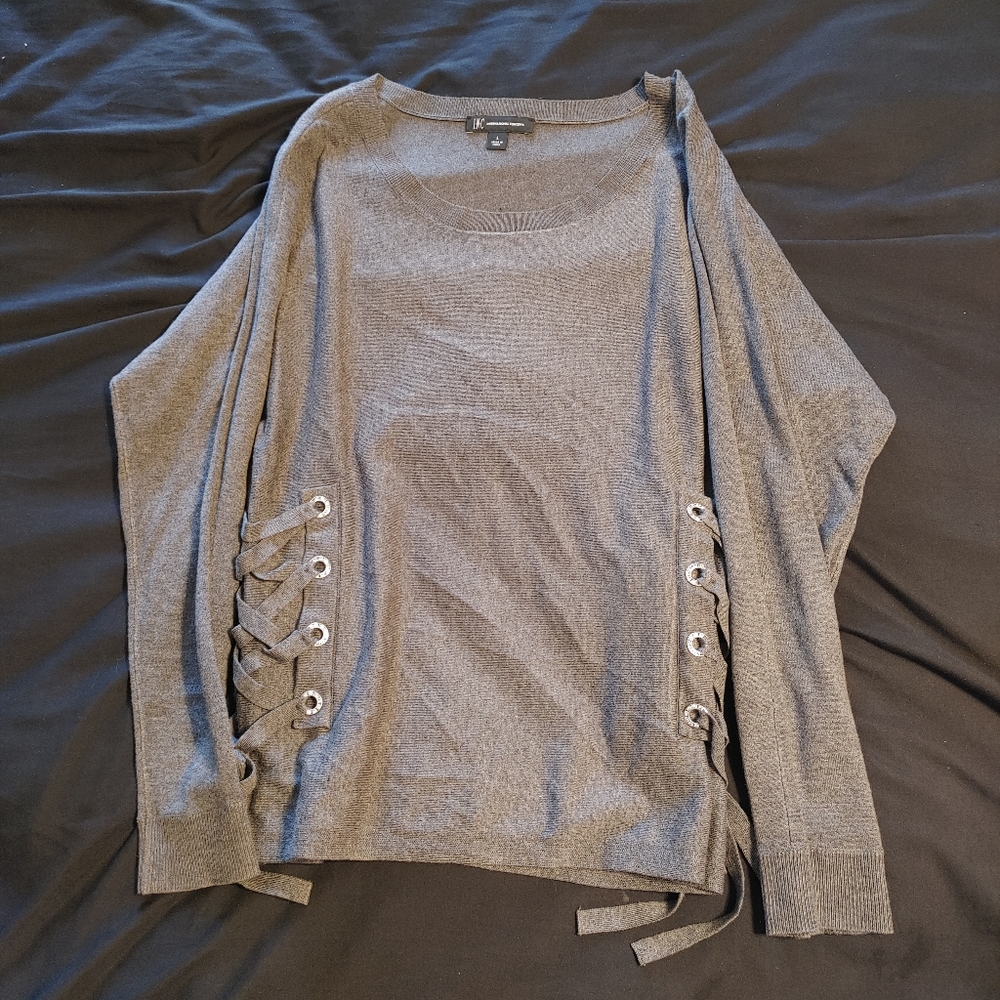 Large gray sweater
